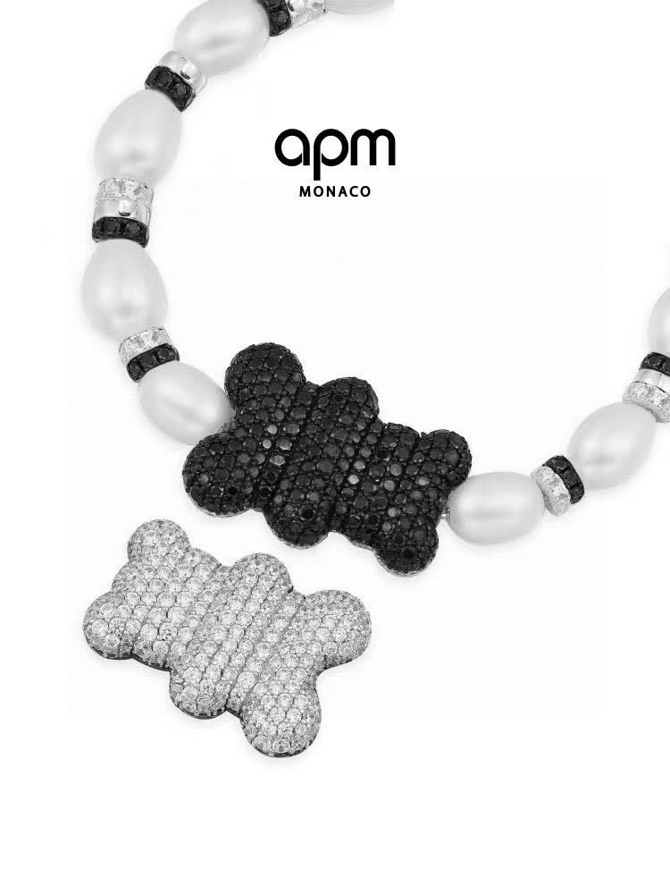 APM Monaco Pearl and Pavé Diamond Bracelet APM Monaco Pearl and Pavé Diamond Bracelet